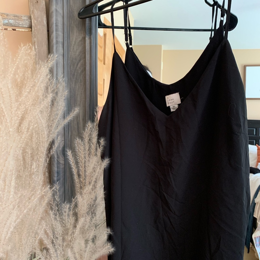 Black and white tank tops